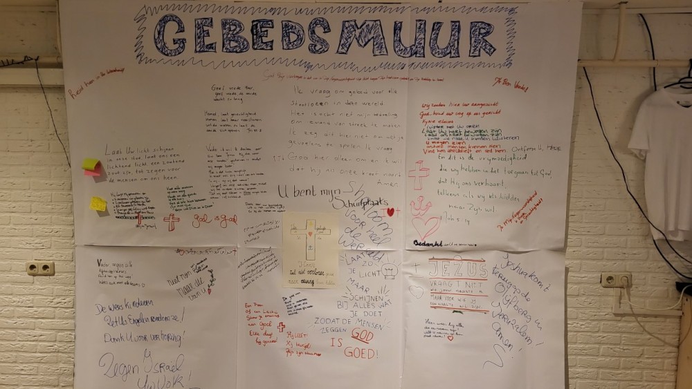 Gebedsweek Harderwijk gebedsmuur